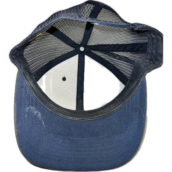 Country Music Hall Of Fame And Museum Navy Blue Hat Leather Patch - Picture 2 of 6